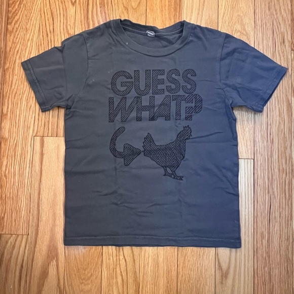 Kids GUESS WHAT CHICKEN BUTT T Shirt - Picture 1 of 1